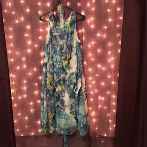 Colorful sleeveless dress